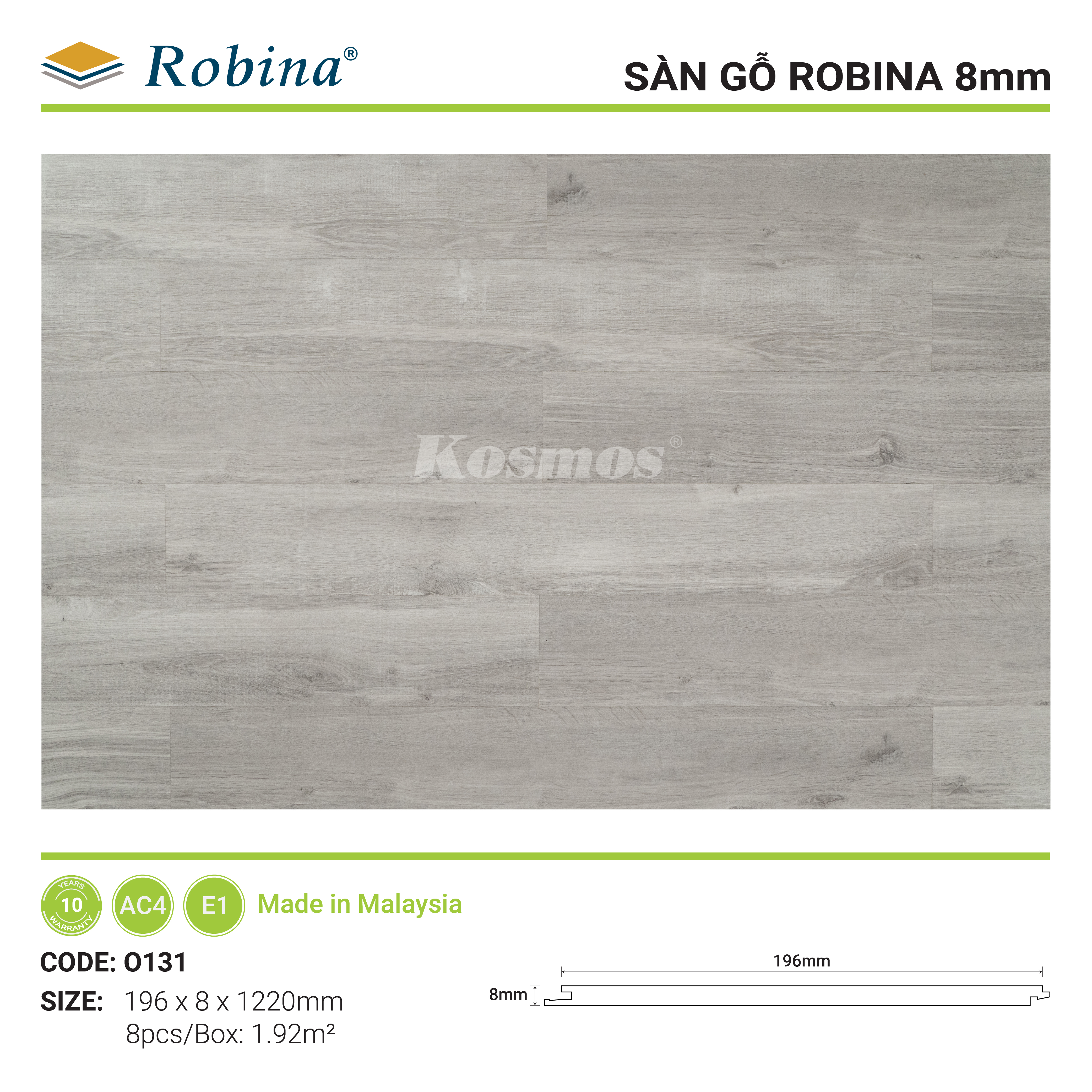 SÀN GỖ ROBINA O131