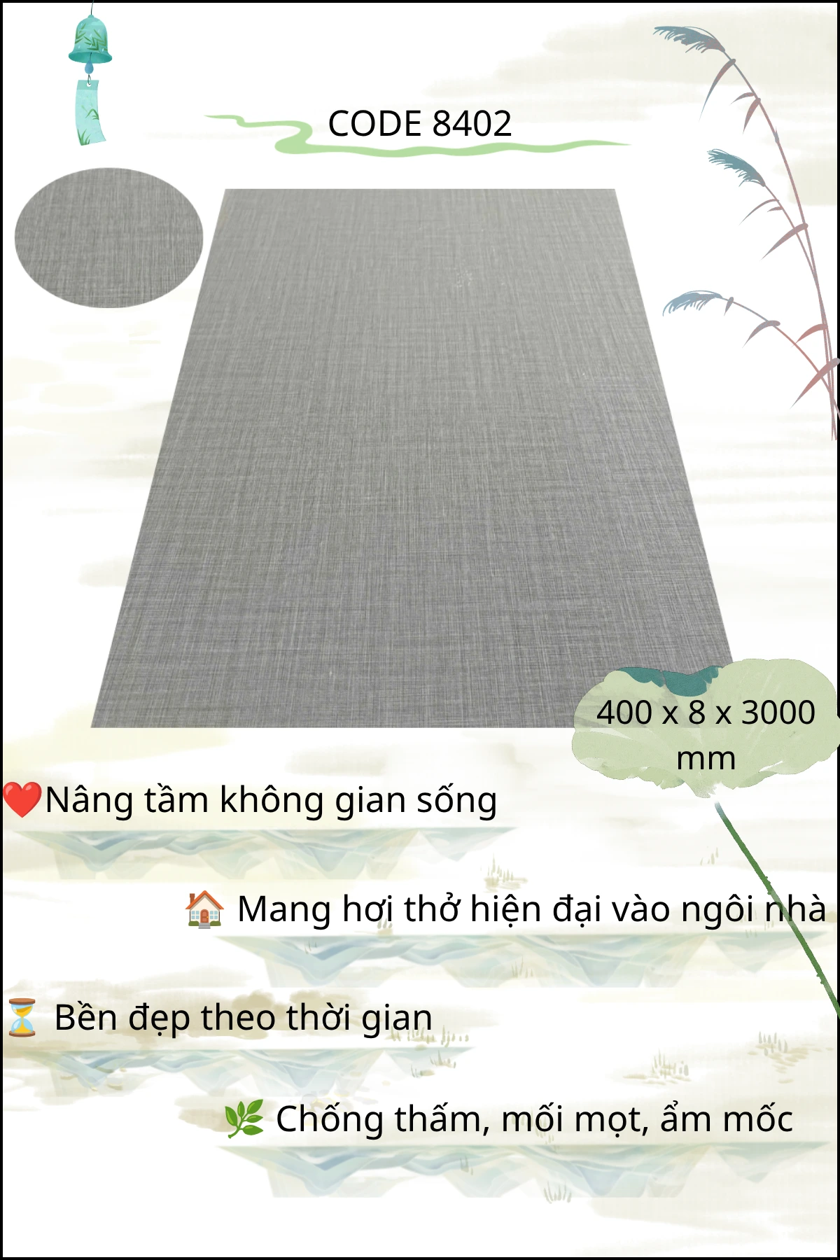 NANO 8402 XÁM VÂN VẢI